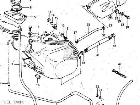 FUEL TANK - GV1400GC 1988 (J) (E01)
