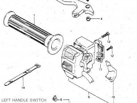 LEFT HANDLE SWITCH - GV1400GC 1988 (J) (E01)