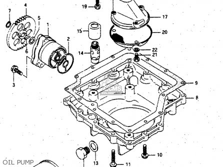 OIL PUMP - GV1400GC 1988 (J) (E01)