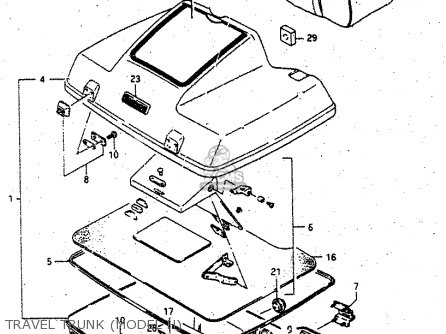 TRAVEL TRUNK (MODEL H) - GV1400GC 1988 (J) (E01)