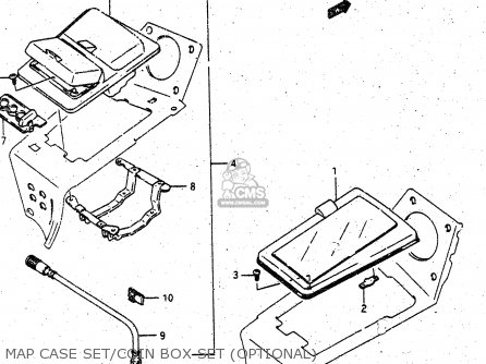 MAP CASE SET/COIN BOX SET (OPTIONAL) - GV1400GC 1988 (J) (E01)
