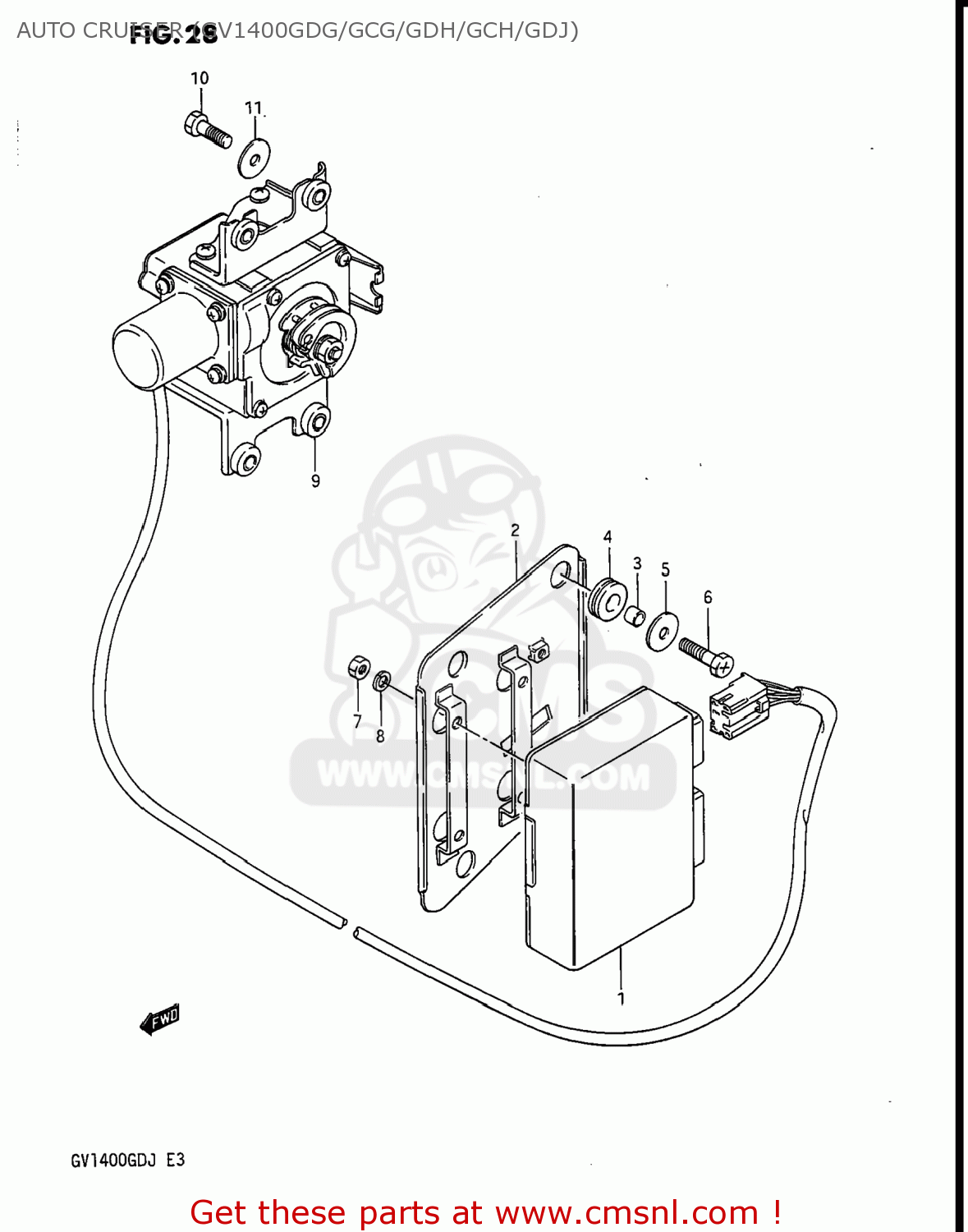 AUTO CRUISER (GV1400GDG/GCG/GDH/GCH/GDJ) GV1400GC CAVALCADE 1986 (G) USA (E03)