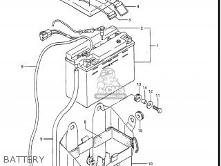 BATTERY - GV1400GC CAVALCADE 1986 (G) USA (E03)