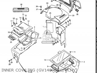 INNER COWLING (GV1400GCG/GCH) - GV1400GC CAVALCADE 1986 (G) USA (E03)