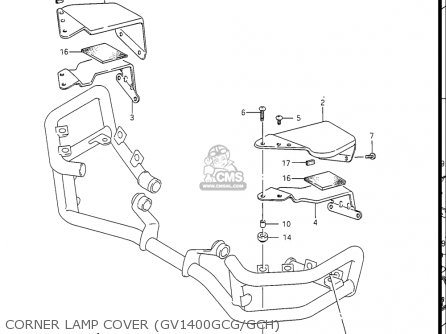 CORNER LAMP COVER (GV1400GCG/GCH) - GV1400GC CAVALCADE 1986 (G) USA (E03)
