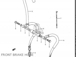FRONT BRAKE HOSE - GV1400GC CAVALCADE 1987 (H) USA (E03)