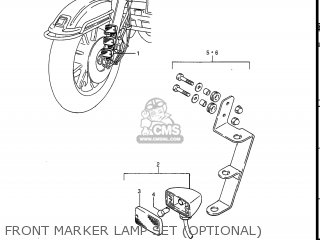 FRONT MARKER LAMP SET (OPTIONAL) - GV1400GC CAVALCADE 1987 (H) USA (E03)