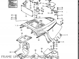 FRAME UPPER COVER (MODEL H/J) - GV1400GC CAVALCADE 1988 (J) USA (E03)
