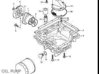 OIL PUMP - GV1400GC CAVALCADE 1988 (J) USA (E03)