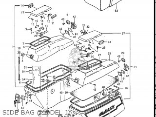 SIDE BAG (MODEL J) - GV1400GC CAVALCADE 1988 (J) USA (E03)