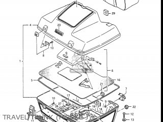 TRAVEL TRUNK (MODEL J) - GV1400GC CAVALCADE 1988 (J) USA (E03)