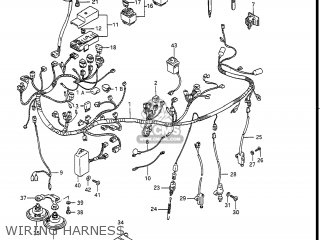 WIRING HARNESS - GV1400GC CAVALCADE 1988 (J) USA (E03)