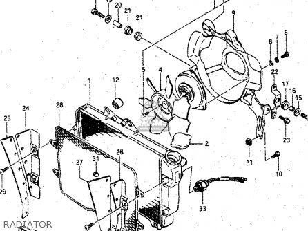 RADIATOR - GV1400GD 1986 (G) (E01)