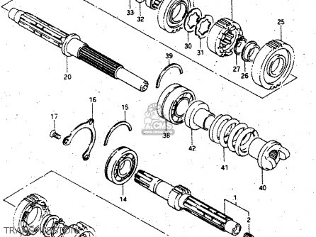 TRANSMISSION - GV1400GD 1986 (G) (E01)