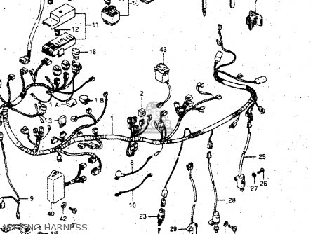 WIRING HARNESS - GV1400GD 1986 (G) (E01)