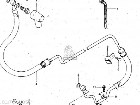CLUTCH HOSE - GV1400GD 1986 (G) (E01)