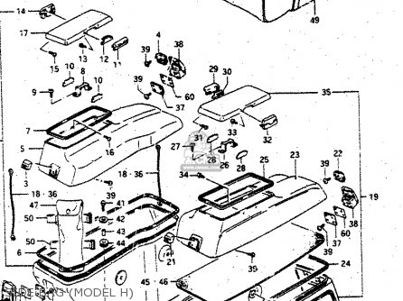 SIDE BAG (MODEL H) - GV1400GD 1986 (G) (E01)