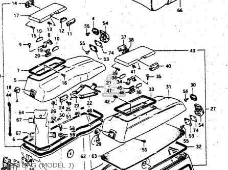 SIDE BAG (MODEL J) - GV1400GD 1986 (G) (E01)