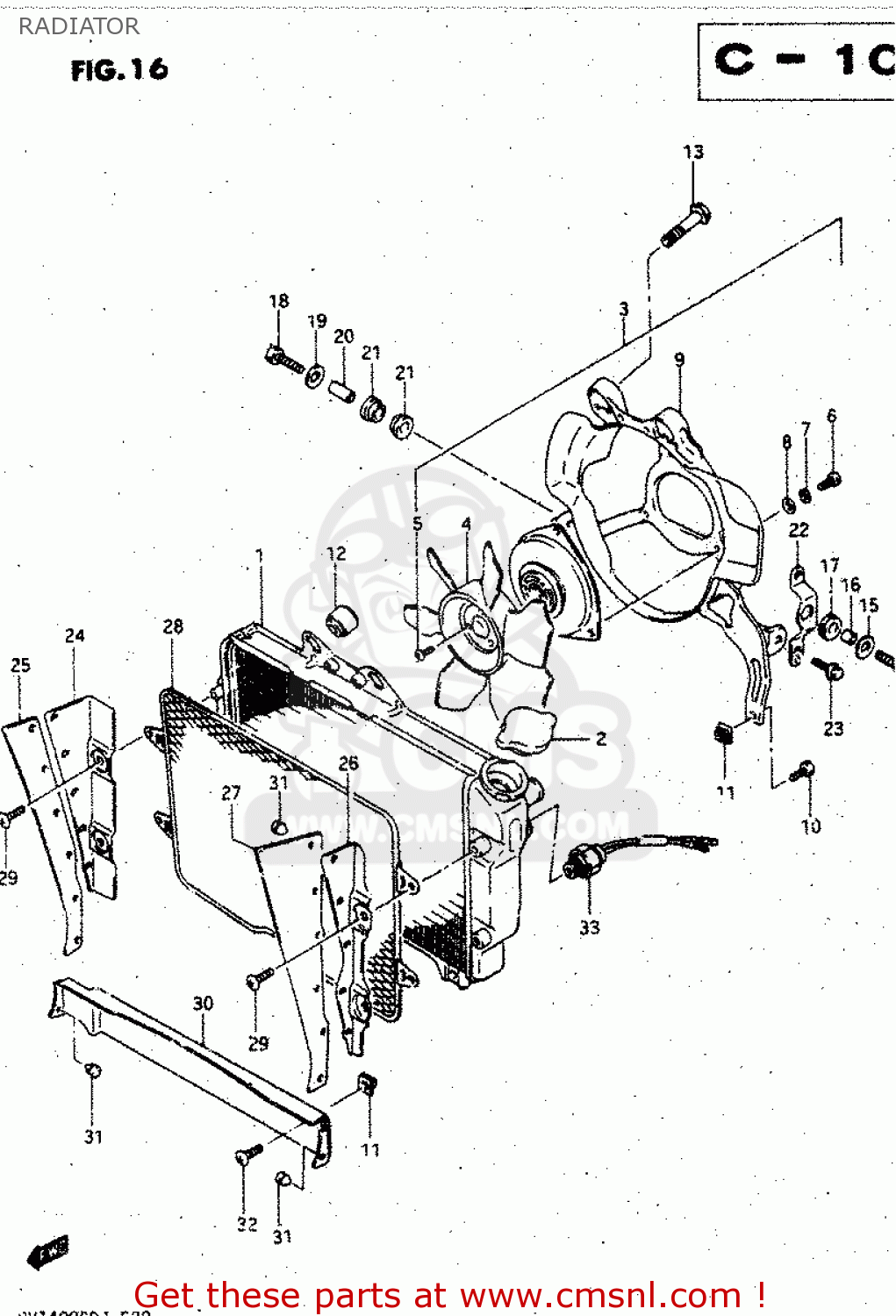 RADIATOR GV1400GD 1987 (H) (E01)