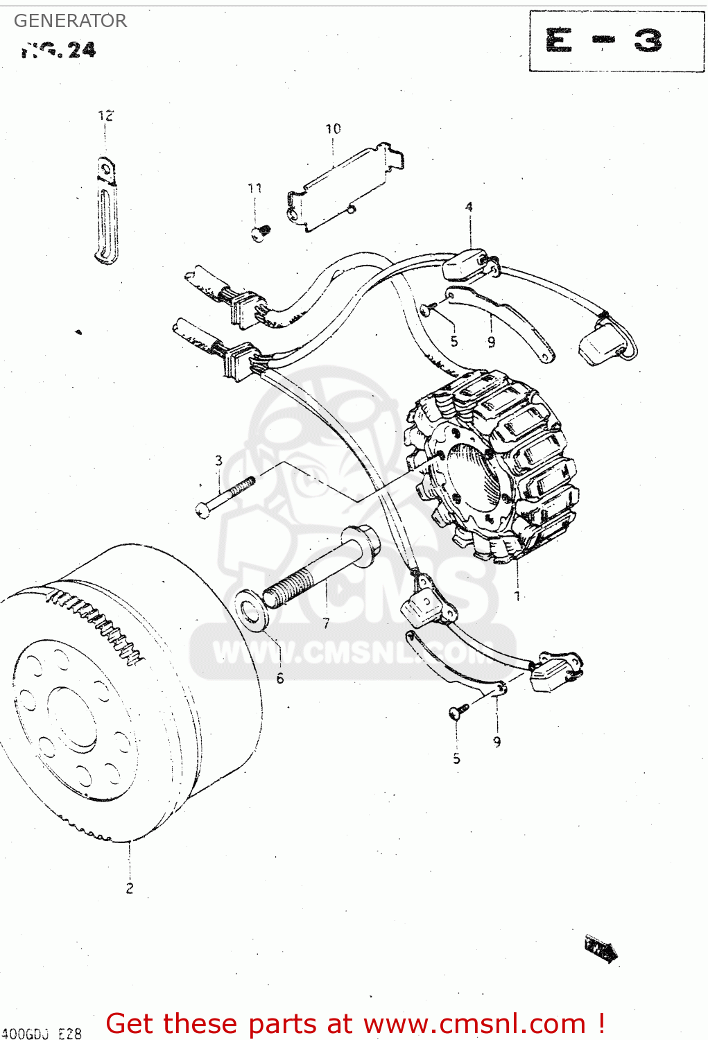 GENERATOR GV1400GD 1987 (H) (E01)