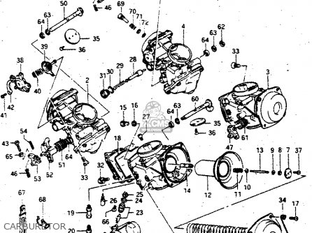 CARBURETOR - GV1400GD 1987 (H) (E01)