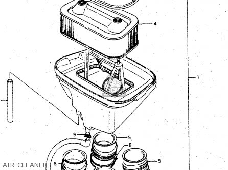 AIR CLEANER - GV1400GD 1987 (H) (E01)