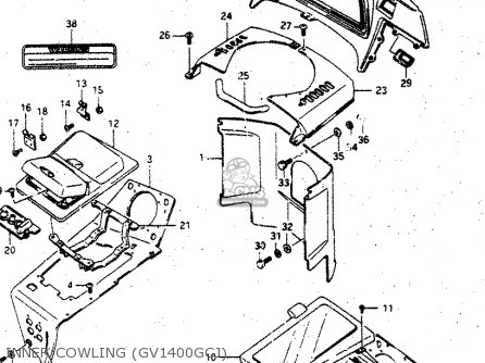 INNER COWLING (GV1400GCJ) - GV1400GD 1987 (H) (E01)