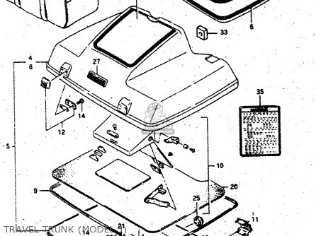 TRAVEL TRUNK (MODEL J) - GV1400GD 1987 (H) (E01)