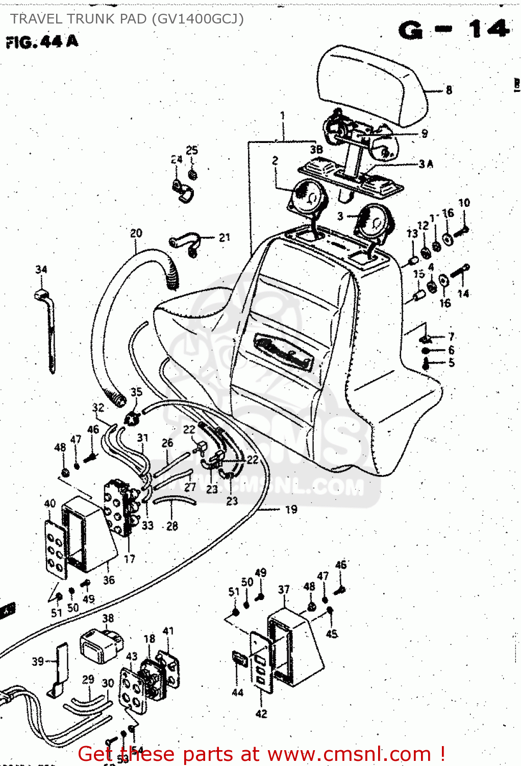 TRAVEL TRUNK PAD (GV1400GCJ) GV1400GD 1988 (J) (E01)