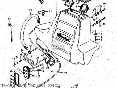TRAVEL TRUNK PAD (GV1400GCJ) - GV1400GD 1988 (J) (E01)