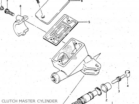 CLUTCH MASTER CYLINDER - GV1400GD 1988 (J) (E01)