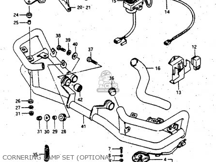 CORNERING LAMP SET (OPTIONAL) - GV1400GD 1988 (J) (E01)