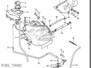 FUEL TANK - GV1400GD CAVALCADE 1986 (G) USA (E03)