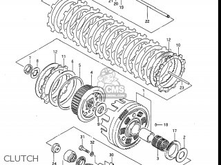 CLUTCH - GV1400GD CAVALCADE 1987 (H) USA (E03)