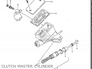 CLUTCH MASTER CYLINDER - GV1400GD CAVALCADE 1987 (H) USA (E03)