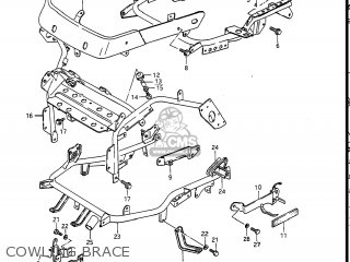 COWLING BRACE - GV1400GD CAVALCADE 1987 (H) USA (E03)