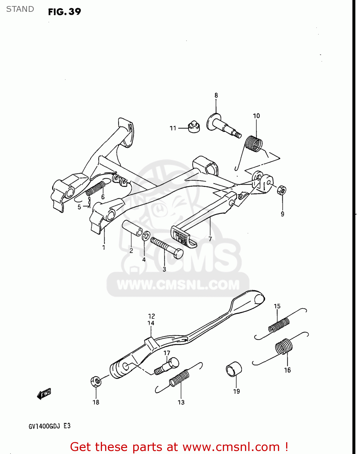 STAND GV1400GD CAVALCADE 1988 (J) USA (E03)