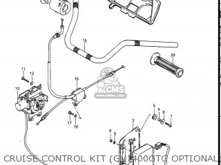 CRUISE CONTROL KIT (GV1400GTG OPTIONAL) - GV1400GD CAVALCADE 1988 (J) USA (E03)