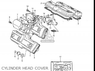 CYLINDER HEAD COVER - GV1400GD CAVALCADE 1988 (J) USA (E03)