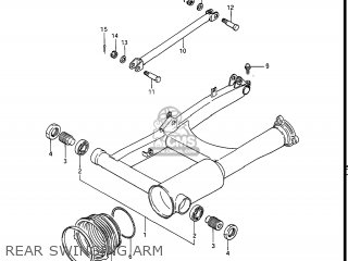 REAR SWINGING ARM - GV1400GD CAVALCADE 1988 (J) USA (E03)