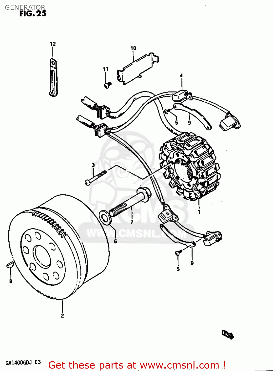 GENERATOR GV1400GT 1986 (G) (E01)