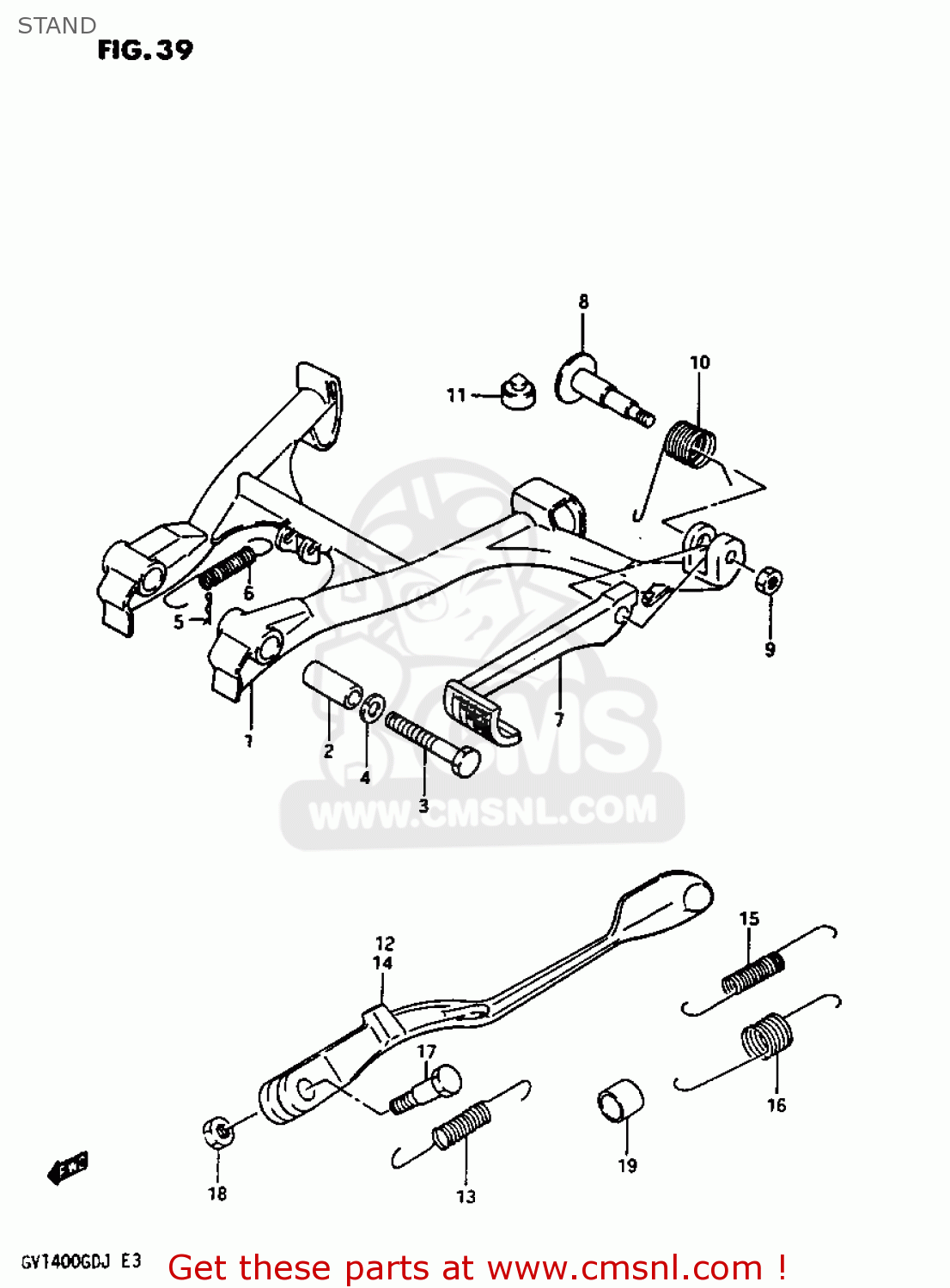 STAND GV1400GT 1986 (G) (E01)