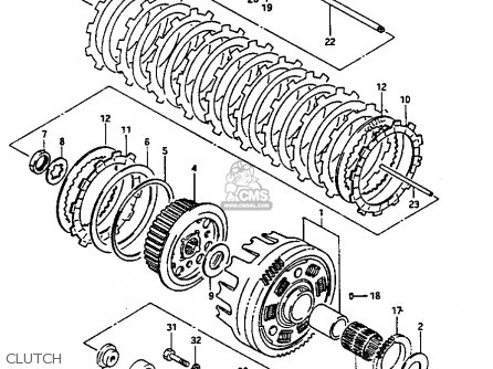 CLUTCH - GV1400GT 1986 (G) (E01)
