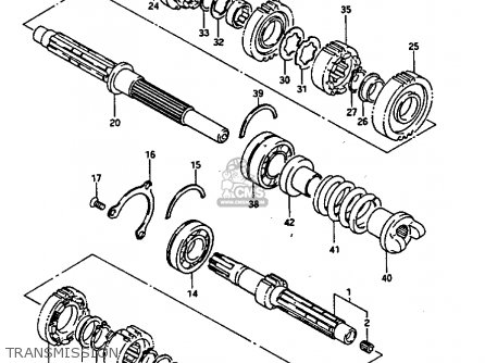 TRANSMISSION - GV1400GT 1986 (G) (E01)