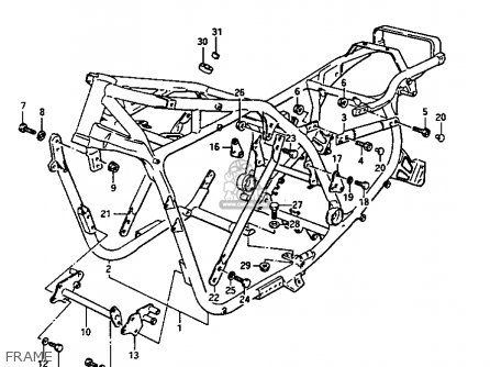 FRAME - GV1400GT 1986 (G) (E01)