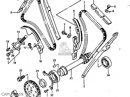 CAM CHAIN - GV1400GT 1986 (G) (E01)