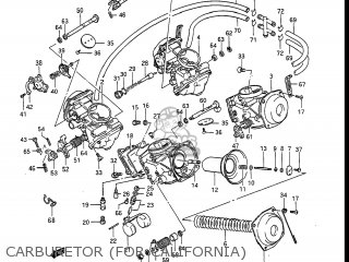 CARBURETOR (FOR CALIFORNIA) - GV1400GT CAVALCADE 1986 (G) USA (E03)