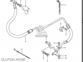 CLUTCH HOSE - GV1400GT CAVALCADE 1986 (G) USA (E03)