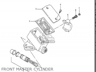 FRONT MASTER CYLINDER - GV1400GT CAVALCADE 1987 (H) USA (E03)