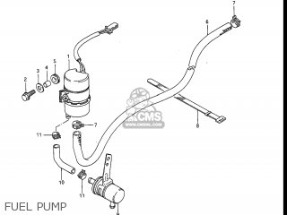 FUEL PUMP - GV1400GT CAVALCADE 1987 (H) USA (E03)